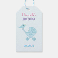 Baby Shower Baby and Mommy Bluebirds
