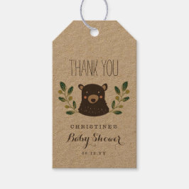Etiquetas Para Regalos Baby Shower Bear Cub