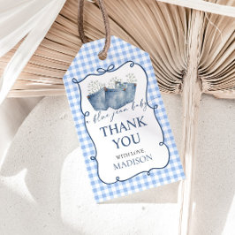 Etiquetas Para Regalos Baby Shower Blue Jean Gift Tag