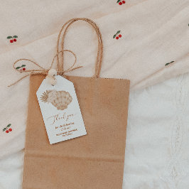 Etiquetas Para Regalos Baby Shower Boho de Conchas