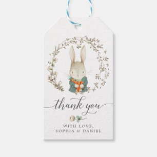 Etiquetas Para Regalos Baby Shower Conejo Vintage Gracias A Ustedes