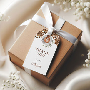 Etiquetas Para Regalos Baby Shower de Café - un Bebé está en Preparación