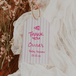 Etiquetas Para Regalos Baby Shower de entrega especial de pizza rosa dibu