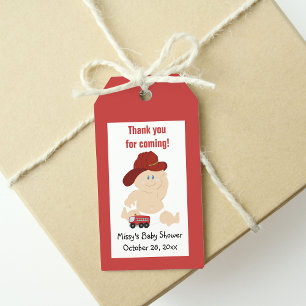 Etiquetas Para Regalos Baby Shower de lucha contra incendios Gracias etiq