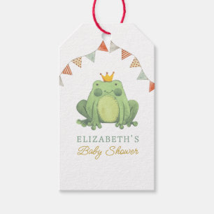 Etiquetas Para Regalos Baby Shower de rana de color de agua dulce