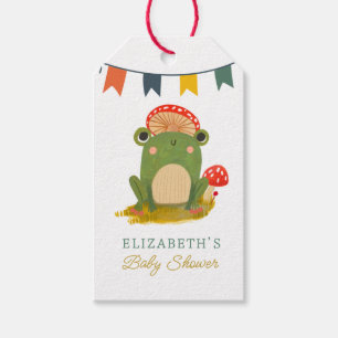 Etiquetas Para Regalos Baby Shower de rana de color de agua dulce