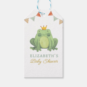 Etiquetas Para Regalos Baby Shower de rana de color de agua dulce