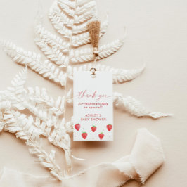 Etiquetas Para Regalos Baby Shower Favor Tag, Strawberry Baby Shower