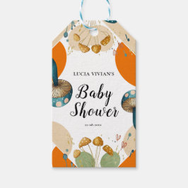 Etiquetas Para Regalos Baby Shower geométrico moderno y colorido