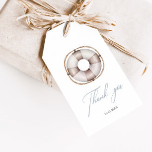 Etiquetas Para Regalos Baby Shower Nautical Gracias Por Favor