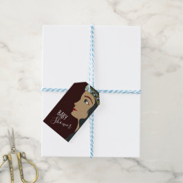 Etiquetas Para Regalos Baby Shower Rojo Princesa