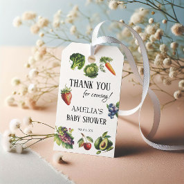 Etiquetas Para Regalos Baby Shower White Garden Gracias