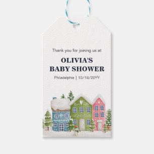Etiquetas Para Regalos Baby Shower Winter snowvillage