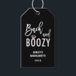 Etiquetas Para Regalos Bach y Boozy Bachelorette Party a favor<br><div class="desc">Bach y Boozy Bachelorette Party a favor</div>