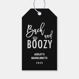 Etiquetas Para Regalos Bach y Boozy Bachelorette Party a favor