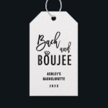 Etiquetas Para Regalos Bach y Boujee Bachelorette Party Favorecen<br><div class="desc">Bach y Boujee Bachelorette Party Favorecen</div>