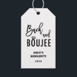 Etiquetas Para Regalos Bach y Boujee Bachelorette Party Favorecen<br><div class="desc">Bach y Boujee Bachelorette Party Favorecen</div>
