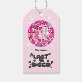 Etiquetas Para Regalos Bachelorette Party Groovy Last Disco Favor