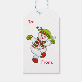 Etiquetas Para Regalos Baile de nieve 3