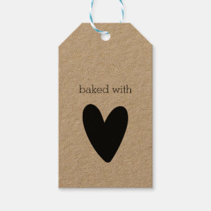 Etiquetas Para Regalos Baked with love personalized