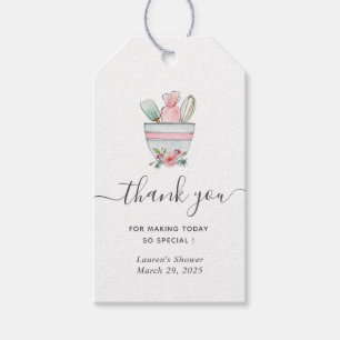 Etiquetas Para Regalos Baking utensilios Bridal Shower Gracias por las et