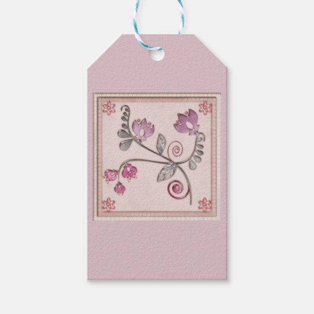 Etiquetas Para Regalos Baldosa de vidrio (Anverso)