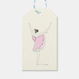 Etiquetas Para Regalos Ballerina Cumpleaños Party Favor