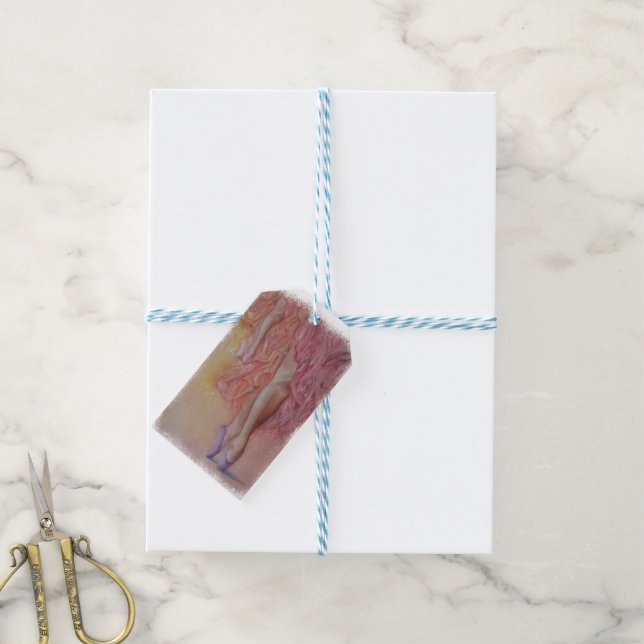 ETIQUETAS PARA REGALOS BALLERINA SOLO (Con cuerda)