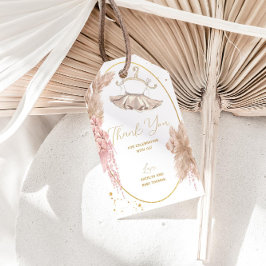 Etiquetas Para Regalos Ballerina Tutu Baby Shower o Cumpleaños Gracias