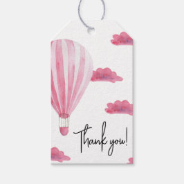 Etiquetas Para Regalos Balón de aire caliente bebé ducha gracias