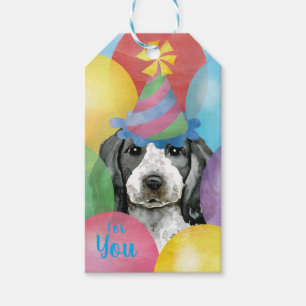 Etiquetas Para Regalos Balones de cumpleaños Banca inglesa Cocker Spaniel