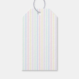 Etiquetas Para Regalos Bandas de andamio retro Pastel Multicolor