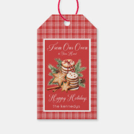 Etiquetas Para Regalos Bandeja de cocina rusa roja y blanca