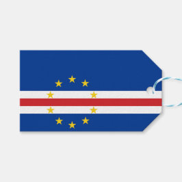 Etiquetas Para Regalos Bandera de Cabo Verde (Cabo Verde)
