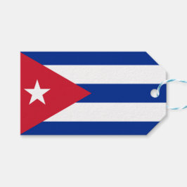 Etiquetas Para Regalos Bandera de Cuba