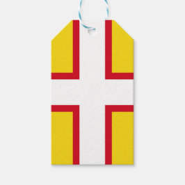 Etiquetas Para Regalos Bandera de Dorset (condado del Reino Unido)