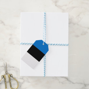 Etiquetas Para Regalos Bandera de Estonia