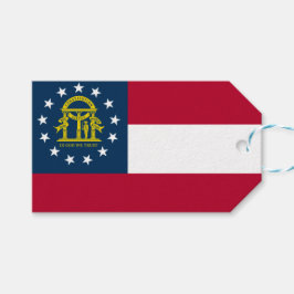 Etiquetas Para Regalos Bandera de Georgia (estado de EE. UU.)
