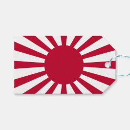 Etiquetas Para Regalos Bandera de Guerra Imperial de Japón