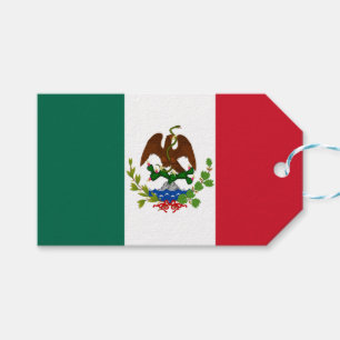 Etiquetas Para Regalos Bandera de la República Mexicana: 1824-1835, Santa