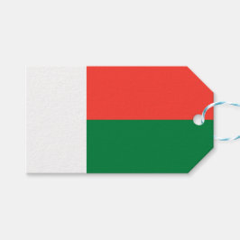 Etiquetas Para Regalos Bandera de Madagascar