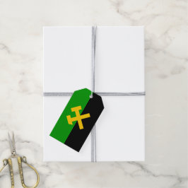 Etiquetas Para Regalos Bandera de mineros y trabajadores mineros