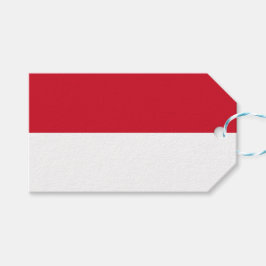 Etiquetas Para Regalos Bandera de Mónaco