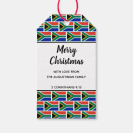 Etiquetas Para Regalos Bandera de Sudáfrica personalizado