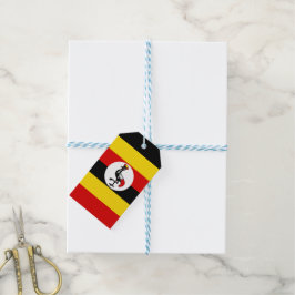 Etiquetas Para Regalos Bandera de Uganda