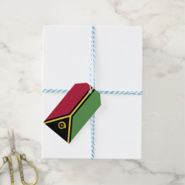 Etiquetas Para Regalos Bandera de Vanuatu