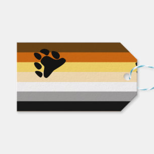 Etiquetas Para Regalos Bandera del Orgullo de Osos