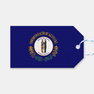 Etiquetas Para Regalos Bandera Estatal de Kentucky