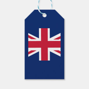 Etiquetas Para Regalos Bandera inglesa patriótica