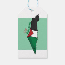 Bandera palestina dentro de su mapa, Visita Palest